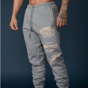 YoungLA 233 The Immortal Joggers, Washed Grey, Large